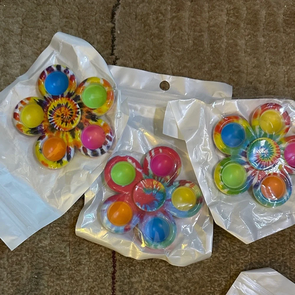 Colorful Tie-Dye Fidget Spinner
